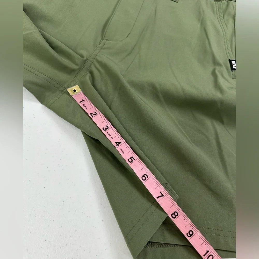 NWT Reef Medford Hybrid Boardshort Shorts Thyme Green
